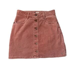 Roxy Pink A-Line Mini Skirt